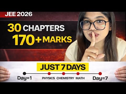 JEE Mains 2026: Only 30 Chapters = 170+ Marks Guaranteed in APRIL Attempt🔥 #jee #jeemains