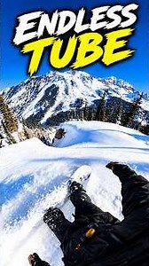 Endless POWDER tube #snowboard