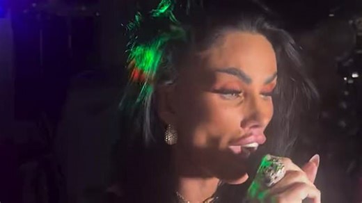 Katie Price makes singing comeback at Chloe Ferry's 30th birthday party