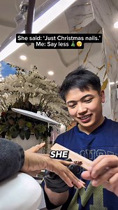 46K views · 2.5K reactions | She said “just red tips”… I heard holiday slay mode ✨ part 4 Would you wear this set or is it too much?  Cateye Gel polish @pla_nails Black Gel polish from @mjnailcessity AI lamp from @onail_official (Code: Thuan100 for $100 off the lamp & drill) ⸻ #tnailguy #naillife #michigannails | Tnailguy | Facebook