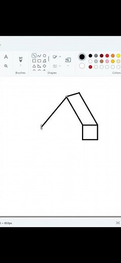 How to draw in ms paint 3d illusion #drawing # #opticalillussion