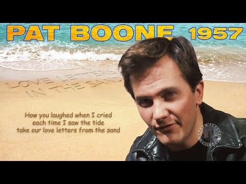 Pat Boone - Love Letters In The Sand | PSEUDO VIDEO 4K (lyrics) 1957