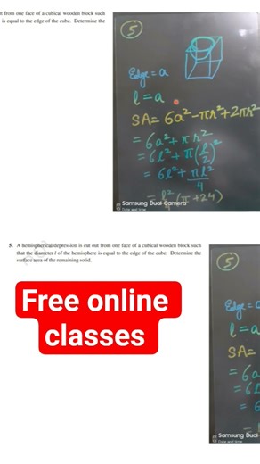 Class 10 Maths Chapter 12 SURFACE AREAS AND VOLUMES - Exercise 12.1 Q5 #mathshorts #mathstricks