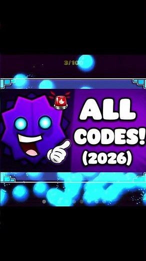 Geometry Dash Codes | 70+ Free Rewards in Geometry Dash #geometrydash #freeicons #gd #gdcodes