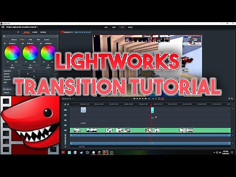 How to ADD a TRANSITION in Lightworks! (3 Minute Tutorial)