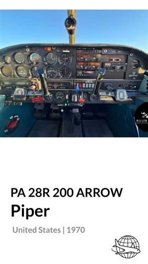 FOR SALE: 1970 Piper PA-28R-200 Arrow - New Cylinders! GlobalPlaneMarket.com
