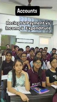 Receipt and Payment Vs Income and Expenditure Account #akca