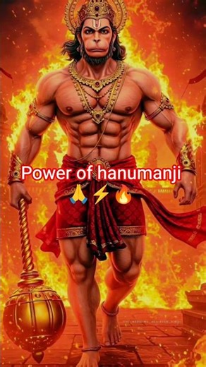 power of hanumanji 🙏⚡🔥♥️#hanumanjistatus