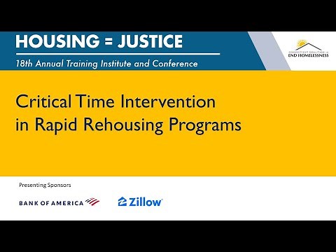 Critical Time Intervention in Rapid Re-Housing Programs