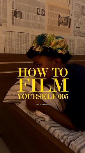Cinematic Tips: How to Film Yourself Sleeping