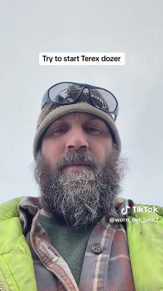 Terex Dozer Cold Start Attempt