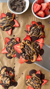 1.1K views · 38K reactions | CHOCOLATE STRAWBERRY PEANUT BUTTER...