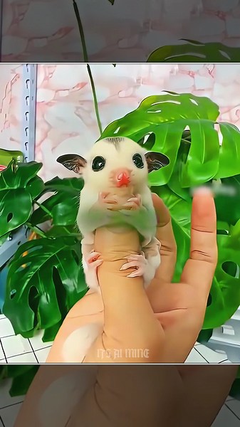Man ADOPT a tiny sugar glider 😍