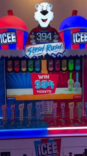 Play ICEE Slush Rush and all our games Today at Pixel Planet Arcade at Tanger Mall. Play. Flip. Win. #nashville #arcade #pixelplanetarcade #videogames | Pixel Planet Arcade
