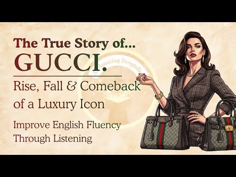 👜 How Gucci Was Built, Lost, and Reborn | True Brand Story | English Listening Practice