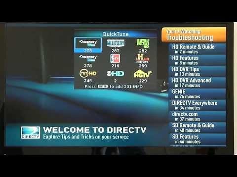 Direct tv Tips Quick Tune