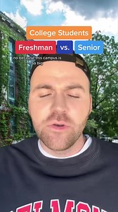 College Students: Freshman vs. Senior #collegelife #collegefreshman #schoolmemories | Scott Frenzel