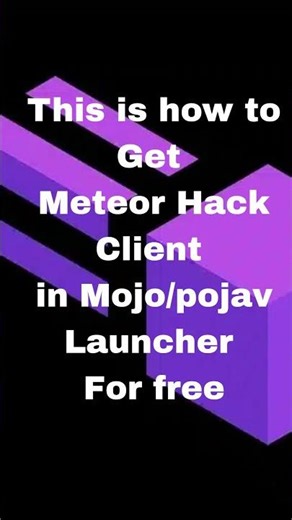 How To Get Meteor Client In Minecraft MOJO/POJAV Launcher #hacks #gaming #minecraft