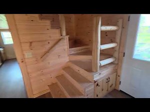 ONLY $79K FOR THIS BIG BERTHA 1.0 CABIN ?! AMISH BUILT PREFAB CABINS AND AMISH MODULAR HOMES