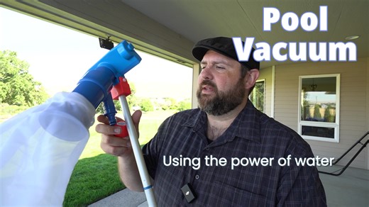 Watch Simple small pool vacuum using the power of water on Amazon Live