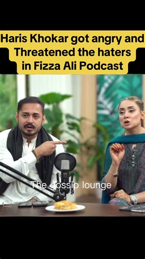 Haris Khokar threatened all his haters in Fizza Ali podcast #foryoupage #viral #drnabihaalikhan #hariskhokhar #trendiing