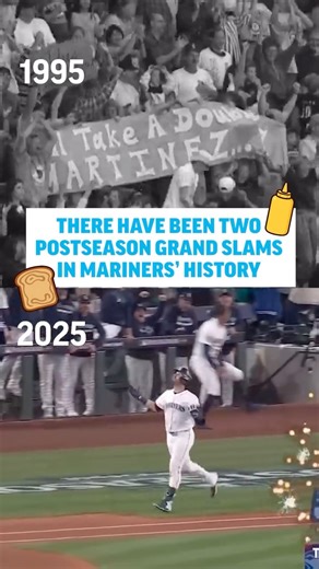 Simply Seattle on Instagram: "One iconic catchphrase. Two of the best Mariners moments ever. When Geno Suárez hit that ball to right field, it had been over 30 years since the last postseason grand slam was hit in Seattle - and nearly 15 years since the Mariners’ legendary play-by-play announcer Dave Niehaus had passed away. In the bottom of the 8th inning last night, Rick Rizzs was ready with the signature “Get out the rye bread and mustard!” call when Suárez delivered at the plate. It was a li