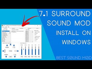🎧7.1 HD Sound Mod (HeSuvi) for Windows...How to install Best Audio mod 🔊