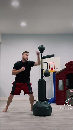 Boxing Bag + Reflex Bar for Training #boxing