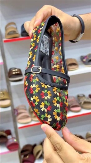 Premium Floral Net Flat Pumps for Ladies | Luxury Mesh Pumps Collection | Stylish Women’s Flat Shoes