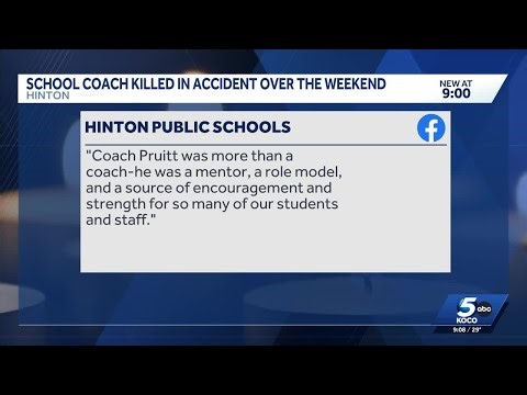 Hinton Public Schools mourns coach killed in accident