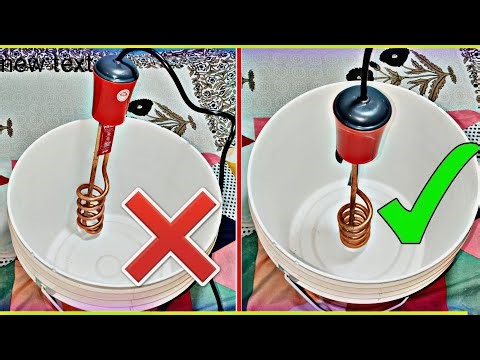 How to use immersion water heater in plastic bucket | how to use immersion water heater 2025