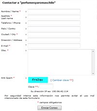 Formulario De Contacto Emprendedores Pyme.