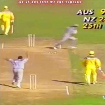Australia vs New Zealand opening match 1992 world cup