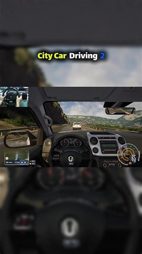 City Car Driving 2 POV Steering Wheel Driving CCD2 #citycardriving2 #ccd2 #shorts #citycardriving