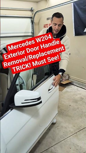Mercedes W204 Exterior Door Handle Replacement Mercedes C250 C300 C350 C180 C200 C230 C280