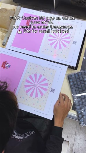 Viral 3D birthday and holiday cards direct from the manufacturing source. 🎂#3dgreetingcards