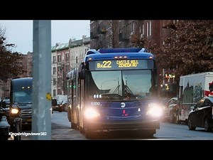 MTA New York City Bus: 2025 New Flyer XD60 Xcelsior Articulated 6300 on the Bx22 Bus to Castle Hill.