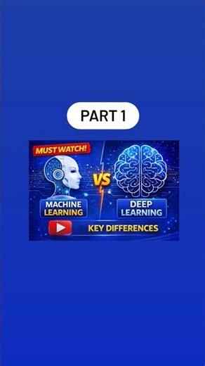 SUBSCRIBE For daily IT basics MLvsDL 🔒#shorts#viral #viralvideo#viralshorts#MachineLearning#DL