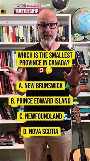 What is the smallest province in Canada? #trivia #GeographyFacts