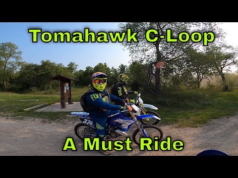 Tomahawk C Loop , one of Michigan’s Best Dirt Bike ORV Trails! | Michigan Single Track