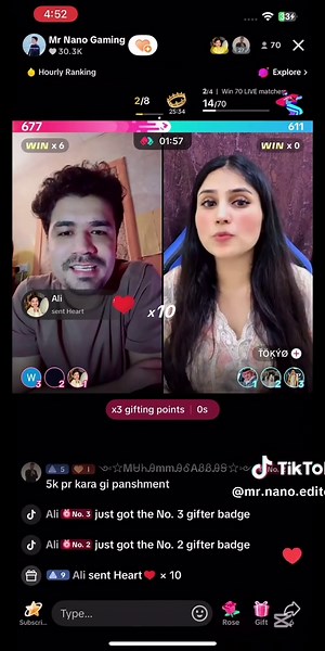 King as a Host in Mr. Nano Gaming