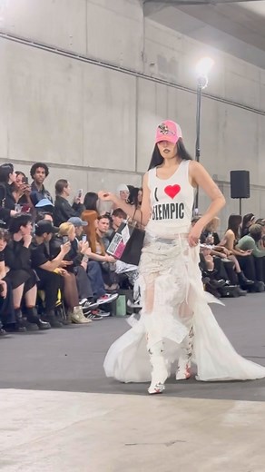 Up Next on Instagram: "Ed Hardy is coming back! Namilia’s latest collection @berlinfashionwe features an Ed Hardy collaboration, featuring upcycled looks from the Ed Hardy archives - thoughts???"