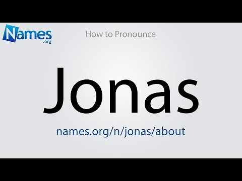 How to Pronounce Jonas