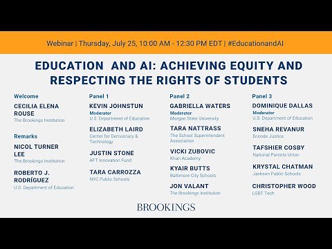 Education and AI: Achieving equity and respecting the rights of students