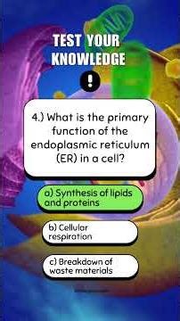 Biology Trivia Challenge 🧠 | DNA, Genes & Cell Organelles Quiz