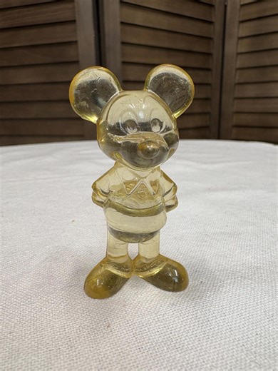 Vintage Plastic Mickey Mouse Figure - Etsy