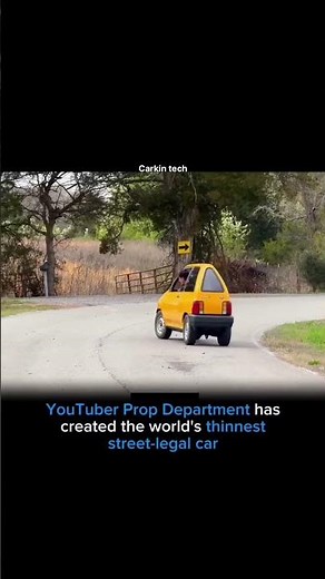 This Car is Impossible! 😱 World's Slimmest Vehicle by Prop Department
