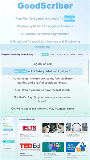 Day329 - 1 Minute English Dialogue - Going To The Bakery