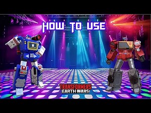How to use Blaster and Soundwave Best Build - Transformers Earth Wars