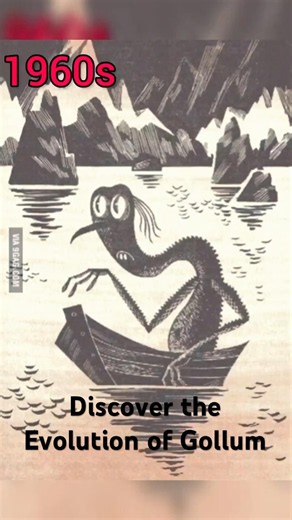 The Evolution Of Gollum in 60 Years #LordOfTheRings #gollum